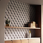 Гипсовая 3D Панель DRAGON SCALE - C варинант исполнения - 1 | Loft Concept во Владивостоке