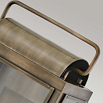 Настенный фонарь прямоугольной формы цвета состаренная латунь с двумя лампами Hinkley варинант исполнения - 4 | Loft Concept во Владивостоке