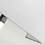 Бра с прямоугольным тканевым абажуром белого цвета Feiss варинант исполнения - 4 | Loft Concept во Владивостоке