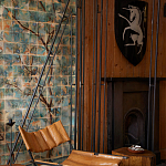 Обои ручная роспись Braganza Standard colourway on dyed paper варинант исполнения - 2 | Loft Concept во Владивостоке