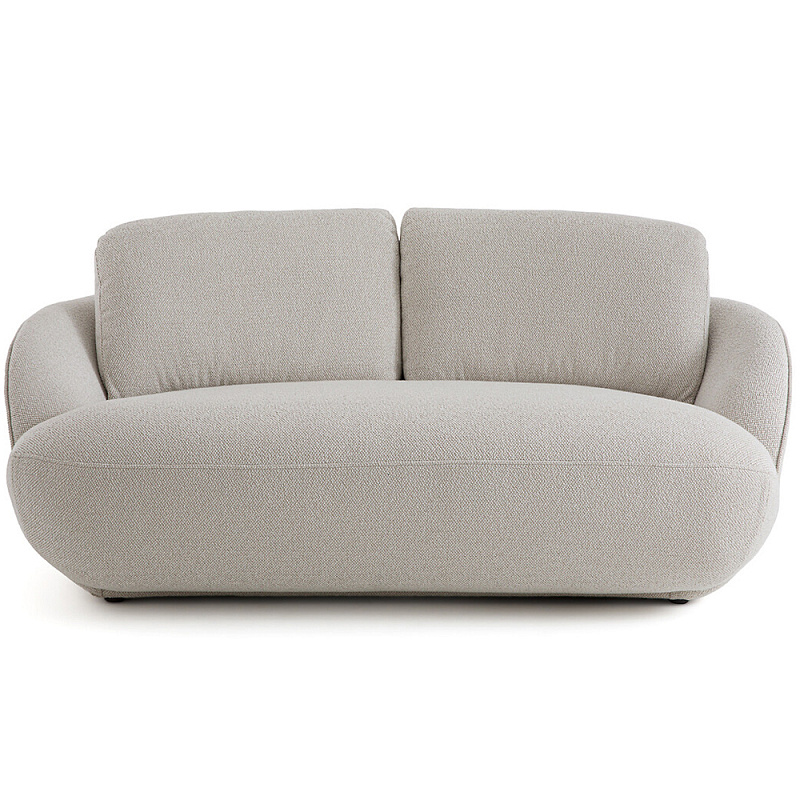 Диван с обивкой меланж Halle Melange Sofa Бежевый Диван с обивкой меланж Halle Melange Sofa Бежевый во Владивостоке | Loft Concept