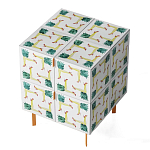 Тумба  с рисунком Short Pina Colada Orange варинант исполнения - 2 | Loft Concept во Владивостоке