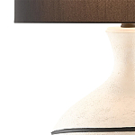 Настольная лампа фактурная с черными круговыми линиями на корпусе Recess варинант исполнения - 1 | Loft Concept во Владивостоке