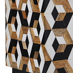 Настольная лампа с фигурным узором и трапециевидным абажуром Сonundrum варинант исполнения - 1 | Loft Concept во Владивостоке