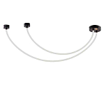 Подвесной светильник с двойными световыми дугами  Luke Lampco Tracer Lamp варинант исполнения - 1 | Loft Concept во Владивостоке