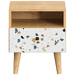 Прикроватная тумба с изображением на ящике Elise Nightstand варинант исполнения - 14 | Loft Concept во Владивостоке