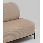 Диван Стоун велюр рельефный бежевый варинант исполнения - 3 | Loft Concept во Владивостоке