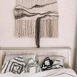 Панно Современный Гобелен ручная работа Туманное Утро варинант исполнения - 4 | Loft Concept во Владивостоке