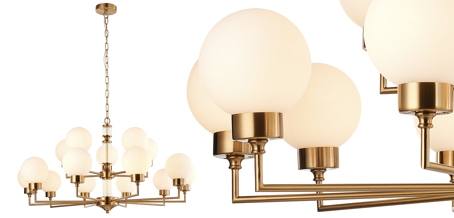 Люстра Zibille Chandelier Brass 93 Люстра Zibille Chandelier Brass 93 - Loft-Concept во Владивостоке
