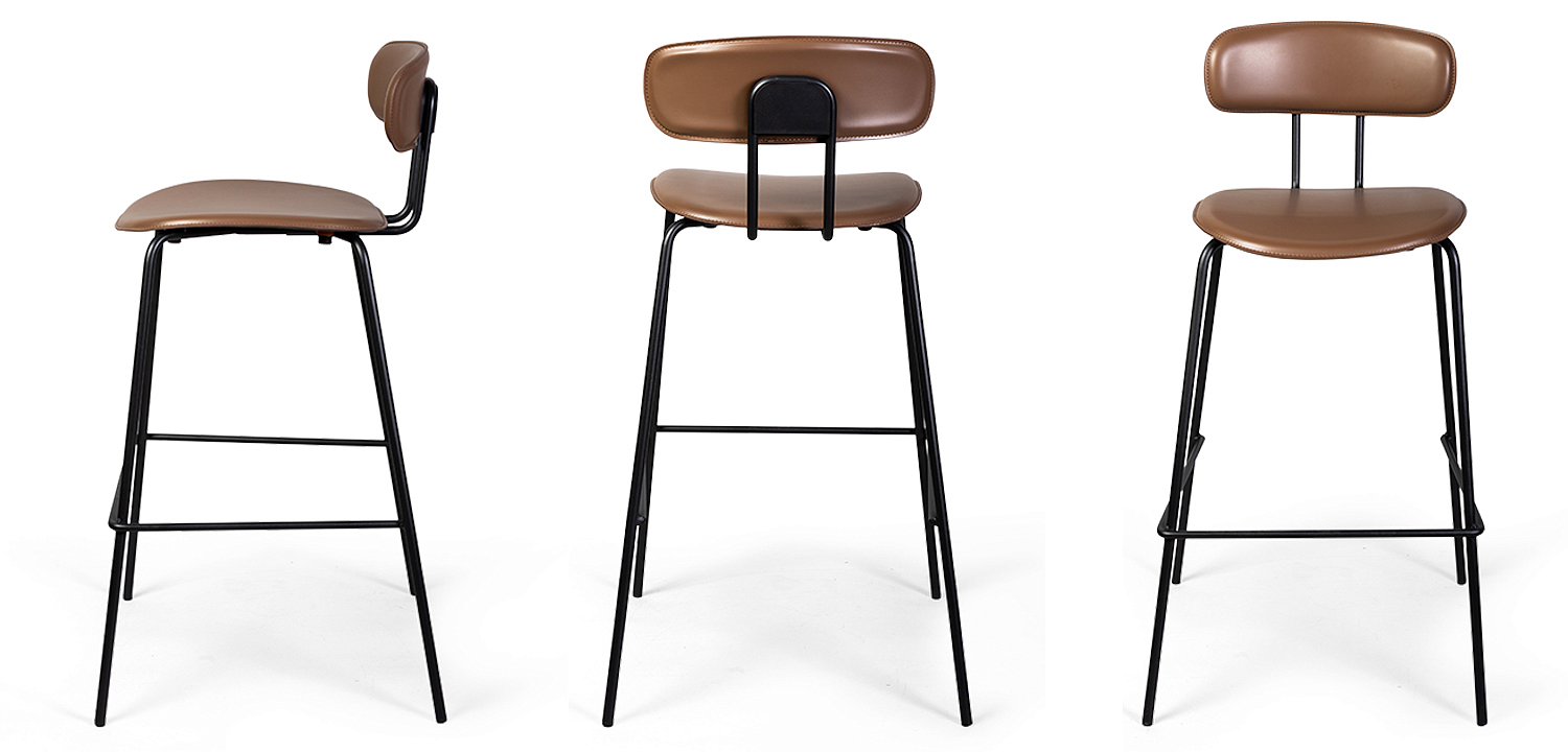 Барный стул Renis Brown Barstool Барный стул Renis Brown Barstool - Loft-Concept во Владивостоке