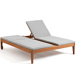 Шезлонг двухместный из эвкалипта Sunset варинант исполнения - 2 | Loft Concept во Владивостоке