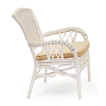 Комплект обеденный из ротанга Eloise white варинант исполнения - 2 | Loft Concept во Владивостоке