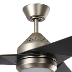 Люстра с вентилятором с черными лопастями Kichler варинант исполнения - 2 | Loft Concept во Владивостоке