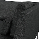 Мебельная ткань Шенилл черный цвет 138 см T4-35 варинант исполнения - 6 | Loft Concept во Владивостоке