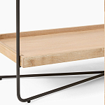 Консоль деревянной столешницей и полкой Wooden Table Top and Shelf варинант исполнения - 3 | Loft Concept во Владивостоке