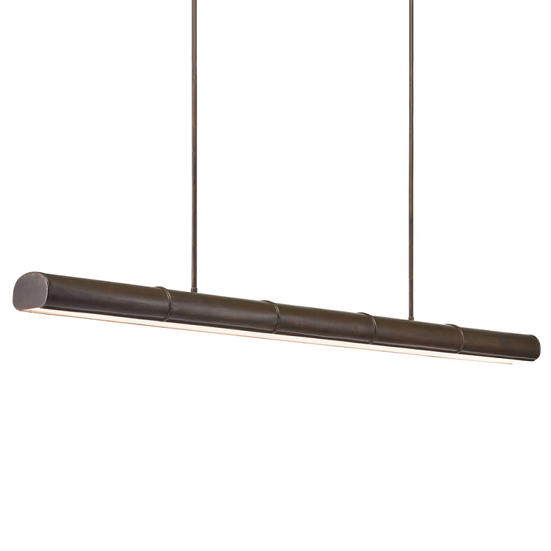 Люстра длинная линейная Long Linear Chandelier Темная бронза Люстра длинная линейная Long Linear Chandelier Темная бронза во Владивостоке | Loft Concept