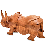 Статуэтка деревянная в виде носорога Rhino Horn варинант исполнения - 2 | Loft Concept во Владивостоке