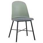 Стул из прочного пластика на металлическом основании Anora Green  варинант исполнения - 1 | Loft Concept во Владивостоке