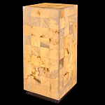 Торшер прямоугольный из натурального камня Calcite Geometry варинант исполнения - 12 | Loft Concept во Владивостоке