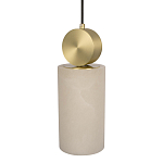 Подвесной светильник с цилиндрическим мраморным плафоном Marble square варинант исполнения - 3 | Loft Concept во Владивостоке