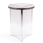 Стол журнальный круглый Acrylic Аether Smoke варинант исполнения - 3 | Loft Concept во Владивостоке