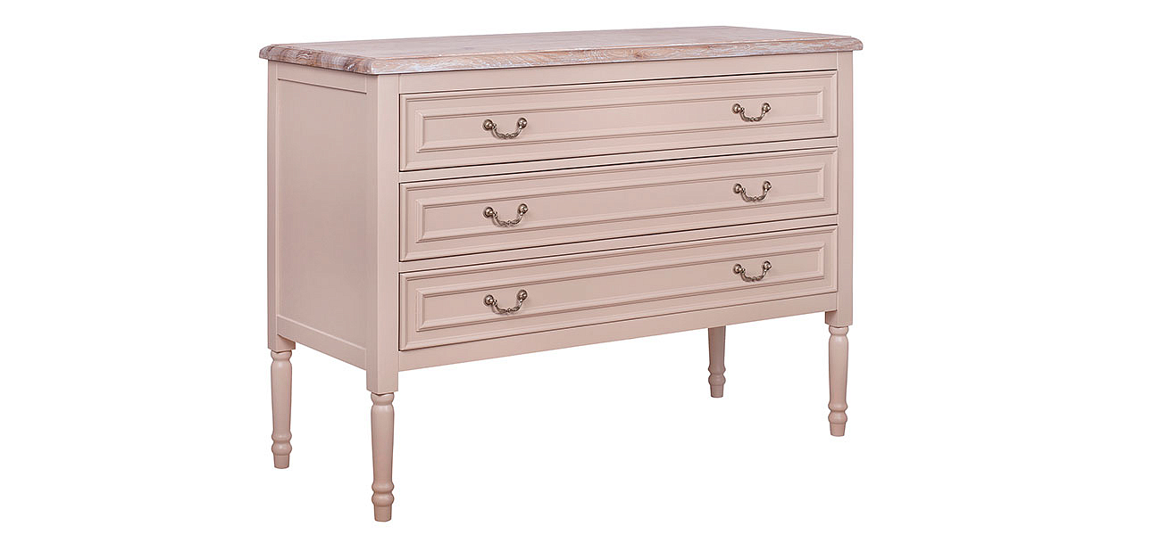 Бежевый комод из дуба Amelia beige dark Бежевый комод из дуба Amelia beige dark - Loft-Concept во Владивостоке