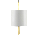 Люстра прямоугольная с белыми цилиндрическими абажурами White Ribbon варинант исполнения - 2 | Loft Concept во Владивостоке