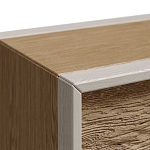 Комод 4 ящика с подсветкой на рельефном фасаде Warm Industrial варинант исполнения - 7 | Loft Concept во Владивостоке