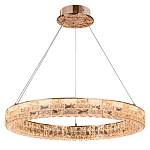 Люстра кольцевая с текстурной огранкой Reflection of Reality варинант исполнения - 1 | Loft Concept во Владивостоке