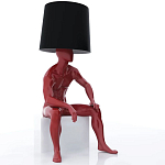 Лампа MALE MANNEQUIN LAMP с абажуром варинант исполнения - 1 | Loft Concept во Владивостоке