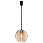 Подвесной светильник со стеклянным рельефным плафоном хром Perforated Glass 25 варинант исполнения - 2 | Loft Concept во Владивостоке