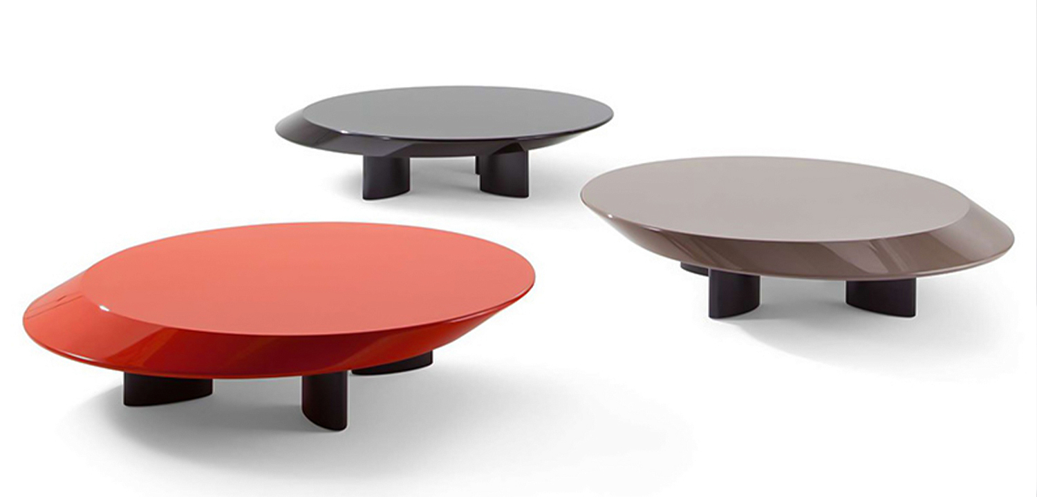 Кофейный стол Ellipse Grey Glossy Coffee Table Кофейный стол Ellipse Grey Glossy Coffee Table - Loft-Concept во Владивостоке