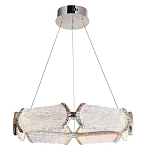 Люстра кольцевая с текстурным природным рисунком IceFlame варинант исполнения - 8 | Loft Concept во Владивостоке