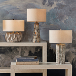 Настольная лампа с каркасом с состаренным эффектом Ancient Column варинант исполнения - 4 | Loft Concept во Владивостоке