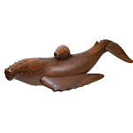 Статуэтка деревянная в виде двух китов Mammals варинант исполнения - 2 | Loft Concept во Владивостоке