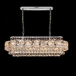 Люстра овальной формы хрустальная в неоклассическом стиле Majesty варинант исполнения - 4 | Loft Concept во Владивостоке