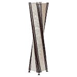 Торшер из перламутра на металлическом каркасе Indonesian Wave варинант исполнения - 1 | Loft Concept во Владивостоке