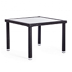 Обеденный комплект из искуственного ротанга Vintara черный варинант исполнения - 11 | Loft Concept во Владивостоке