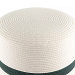 Пуф с плетеной светло-бежевой обивкой Serene Holidays варинант исполнения - 2 | Loft Concept во Владивостоке