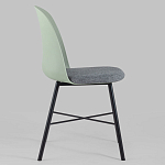 Стул из прочного пластика на металлическом основании Anora Green  варинант исполнения - 3 | Loft Concept во Владивостоке