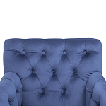 Кресло Addison Chic Armchair deep blue velour варинант исполнения - 4 | Loft Concept во Владивостоке