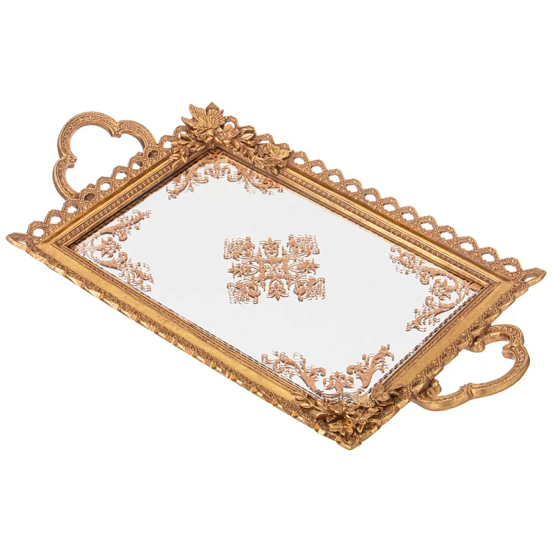 Поднос декоративный бронзовый Mirror Surface Bronze Бронза Поднос декоративный бронзовый Mirror Surface Bronze Бронза во Владивостоке | Loft Concept