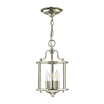 Подвесной светильник с прозрачным стеклянным цилиндрическим плафоном в классическом стиле на цепи Hinkley варинант исполнения - 21 | Loft Concept во Владивостоке