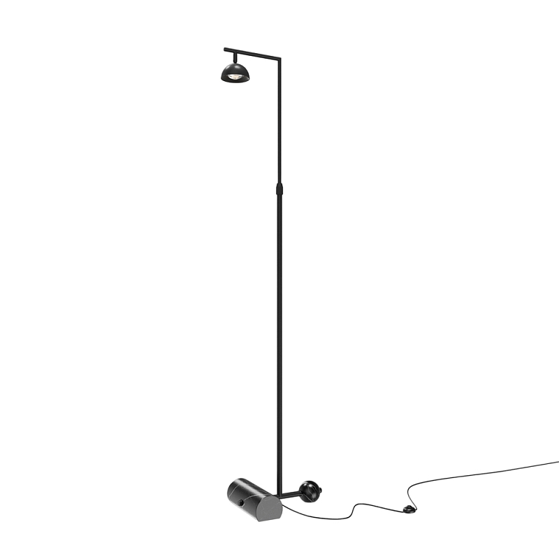 Напольный светильник Pikant 3000К 13Вт Черный Латунь во Владивостоке | Loft Concept 