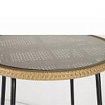 Барный столик с круглой плетеной столешницей Wicker Table Top варинант исполнения - 5 | Loft Concept во Владивостоке