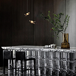 Подвесной светильник с прозрачной стеклянной птичкой Serip Voa варинант исполнения - 9 | Loft Concept во Владивостоке