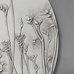 Панно Серые цветы варинант исполнения - 2 | Loft Concept во Владивостоке