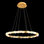 Люстра в форме кольца с золотым декором Warm Heavenly Light варинант исполнения - 9 | Loft Concept во Владивостоке