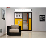 Дизайнерское кожаное кресло Poltronova Saratoga Armchair варинант исполнения - 5 | Loft Concept во Владивостоке