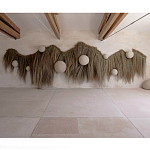 Большая дизайнерская Инсталляция из соломы RAFFIA Installation  варинант исполнения - 7 | Loft Concept во Владивостоке